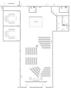 event space rental floor plan